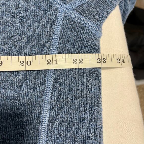 Tommy Bahama Sweater Men's Large Cadet Copen Blue Reversible Snap Button - Picture 4 of 7